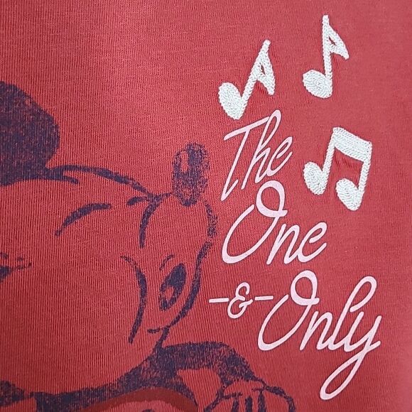 Disney The One & Only Mickey Mouse Long Sleeve Embroidered  Shirt Size Medium - Picture 6 of 6